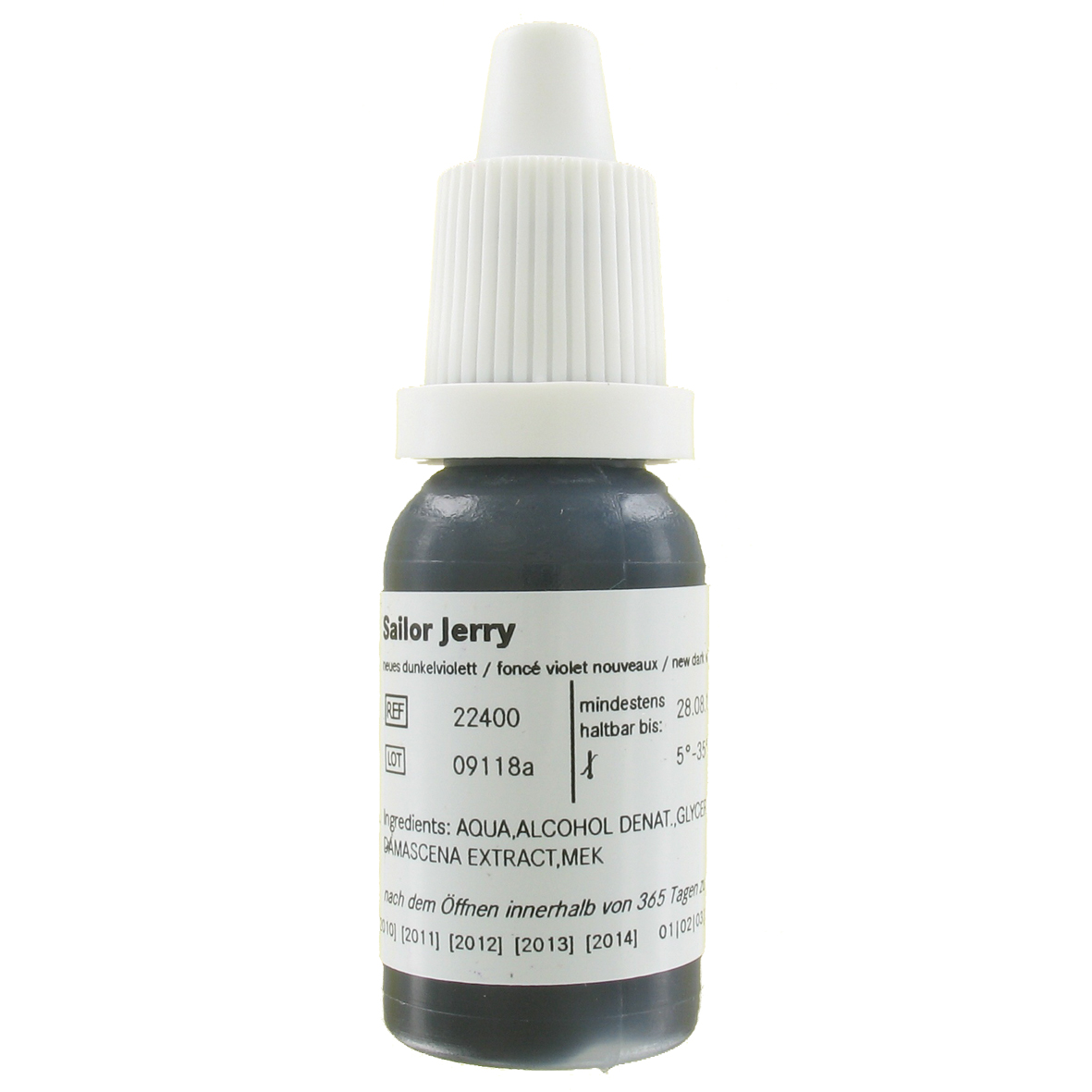 Sailor Jerry echtviolett 10 ml, traditionelle Tätowierfarbe